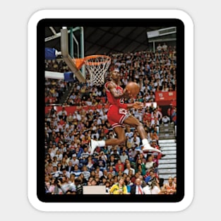 MJ Dunk Contest Vintage Sticker